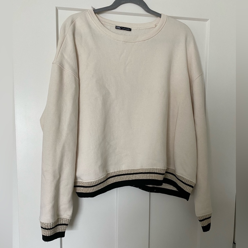 Zara sweatshirt. Super soft/comfortable. Worn once